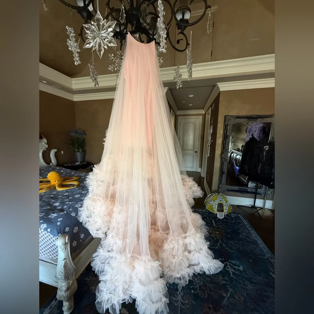 Pink Ruffled Dress - Picture 2 of 4